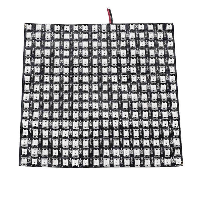 3X WS2812B LED RGB Flexible Pixel Panel 16X16 Individually Addressable Panel Light LED Module Matrix Screen