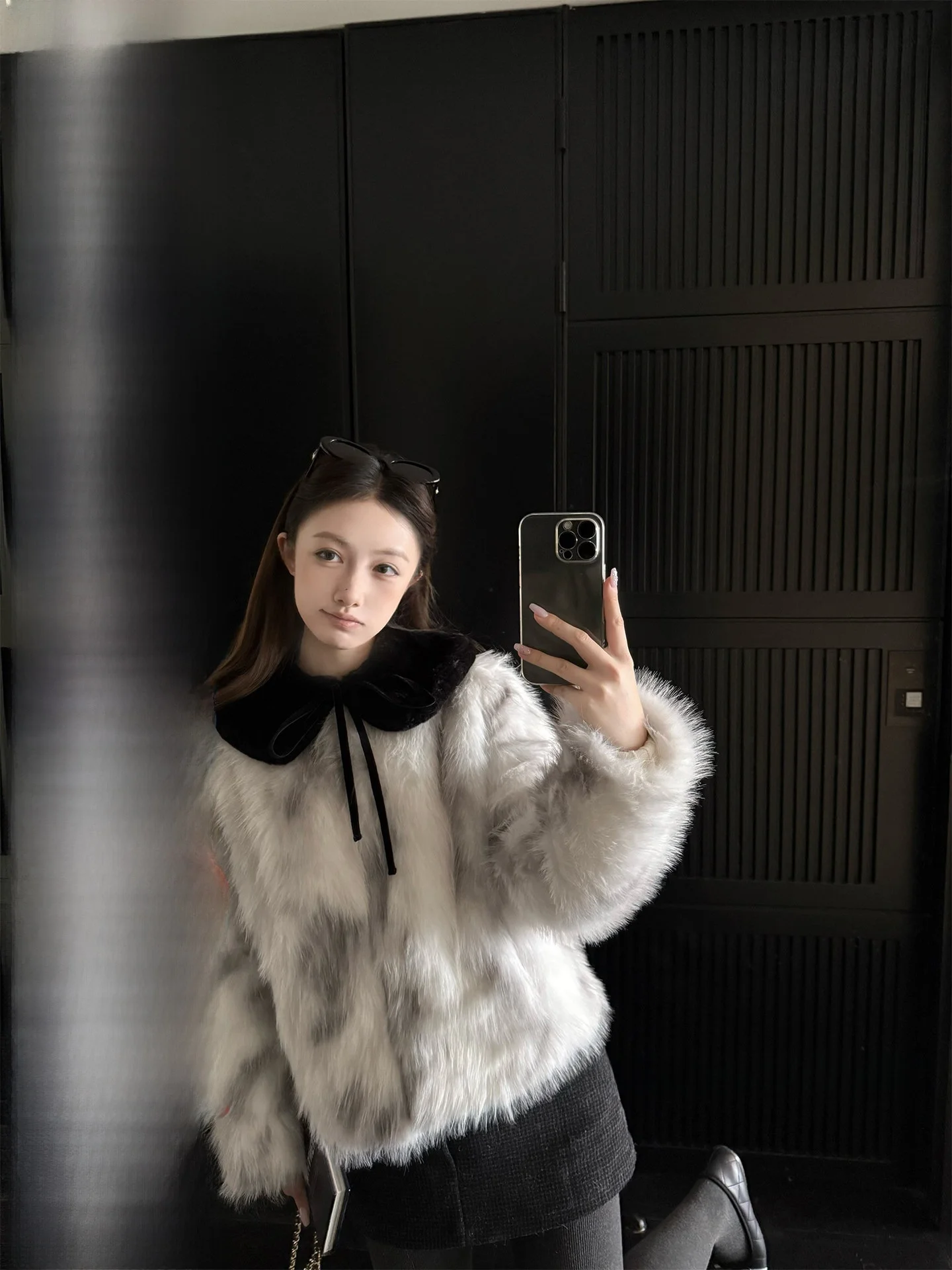 

Теплая женская верхняя одежда из искусственного меха: осенне-зимнее пальто с мраморным градиентом, длинный рукав, полиэстер, пушистое, мягкое, теплое пальто-куртка