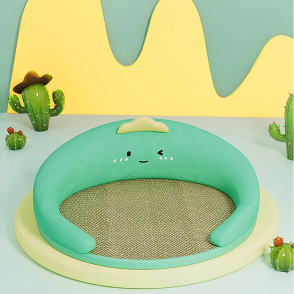 

Dog Cushion Bed Cooling Summer Bed For Dogs Durable Breathable Pet Dog Bed Washable For Small Medium Large Dogs Cushion Bed