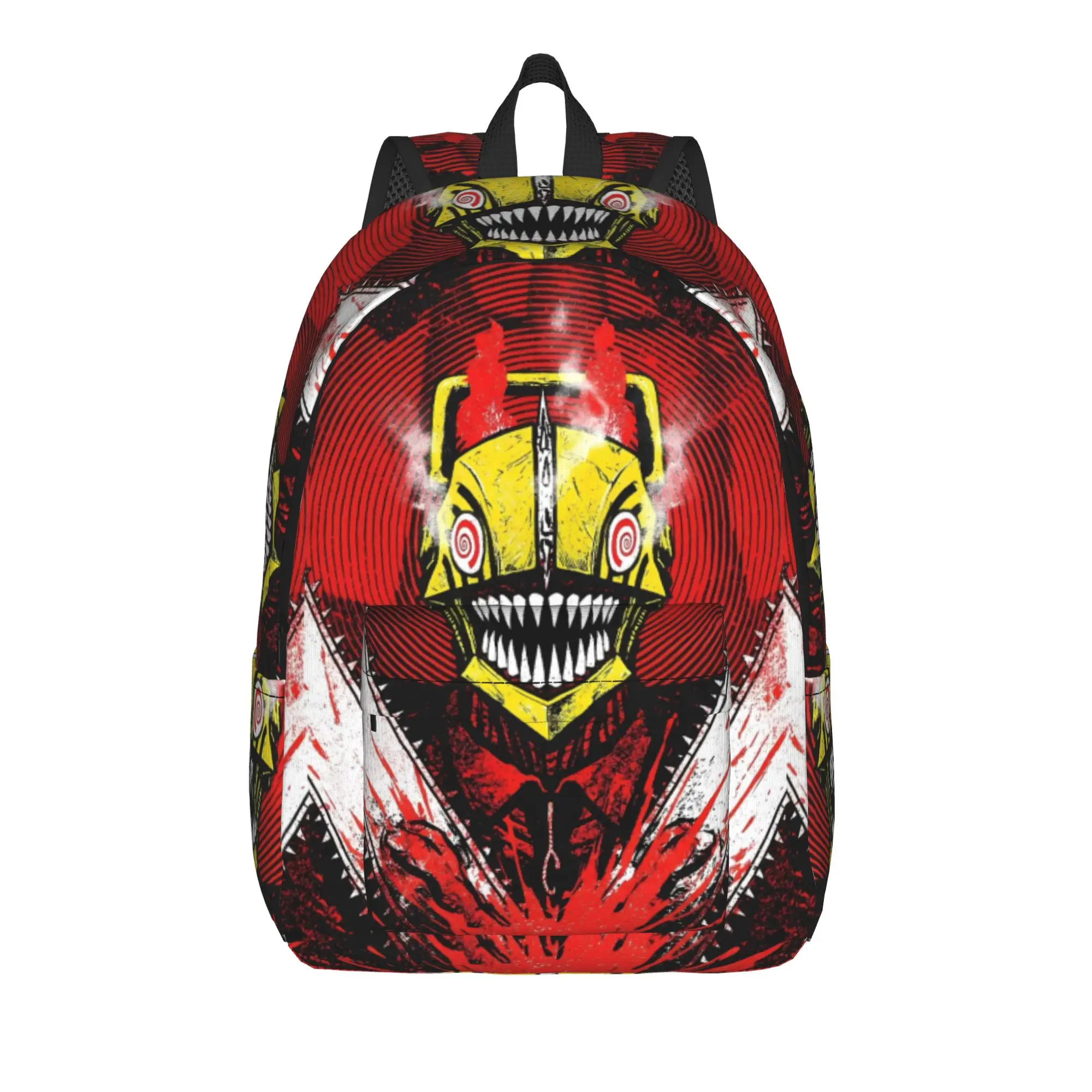 Denji brutal anime Backpack Chainsaws Mans Travel Backpacks Men Kawaii School Bags Colorful Large Rucksack