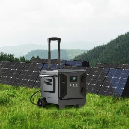Portable Power Station 5KW CCS Solar EV Electric Car Fast Solar Charging Station Portable DC EV Charger Pile