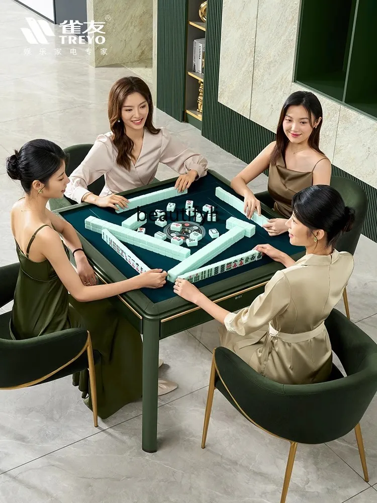 Automatic mahjong table New dining table Low noise Durable foldable electric mahjong machine