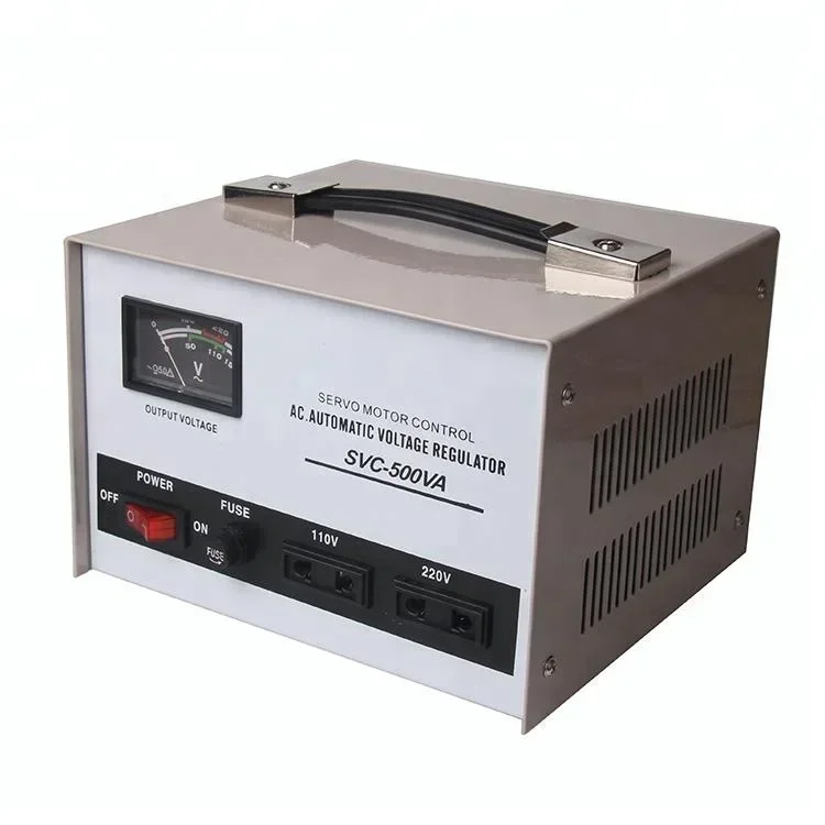 SVC 0.5KVA 0.5kw 500watt Servo-motor Type Single Phase Ac Automatic Voltage Stabilizer Regulator