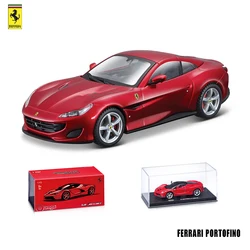 Bburago 1:43 Hardcover Ferrari Portofino 812 Superfast SF90 Racing Model Simulation Car Model Alloy Car Toy Male Collection Gift