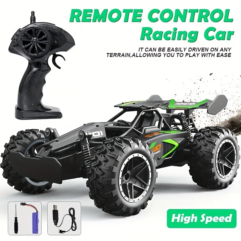 High Speed Car 1:18 Scale Remote Control Car 2.4G Off Road Entry-level Racing Car RC Toys Vehicle for Children Kids Gifts