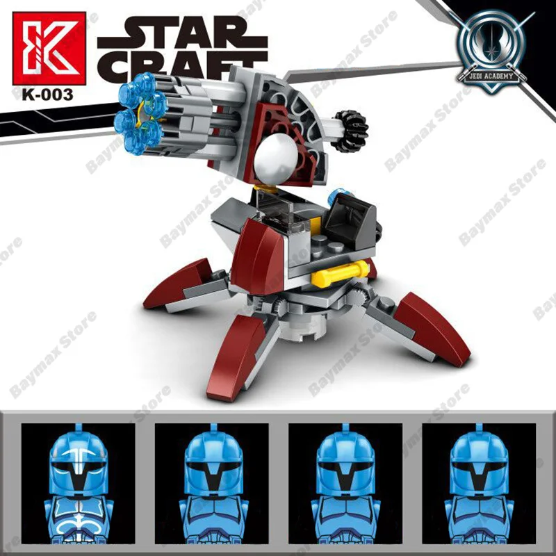 Hot Star Imperial Samurai Aircraft Wars Starfighter Figures Building Blocks Classic Movie Model Bricks Toys For Kids Gifts