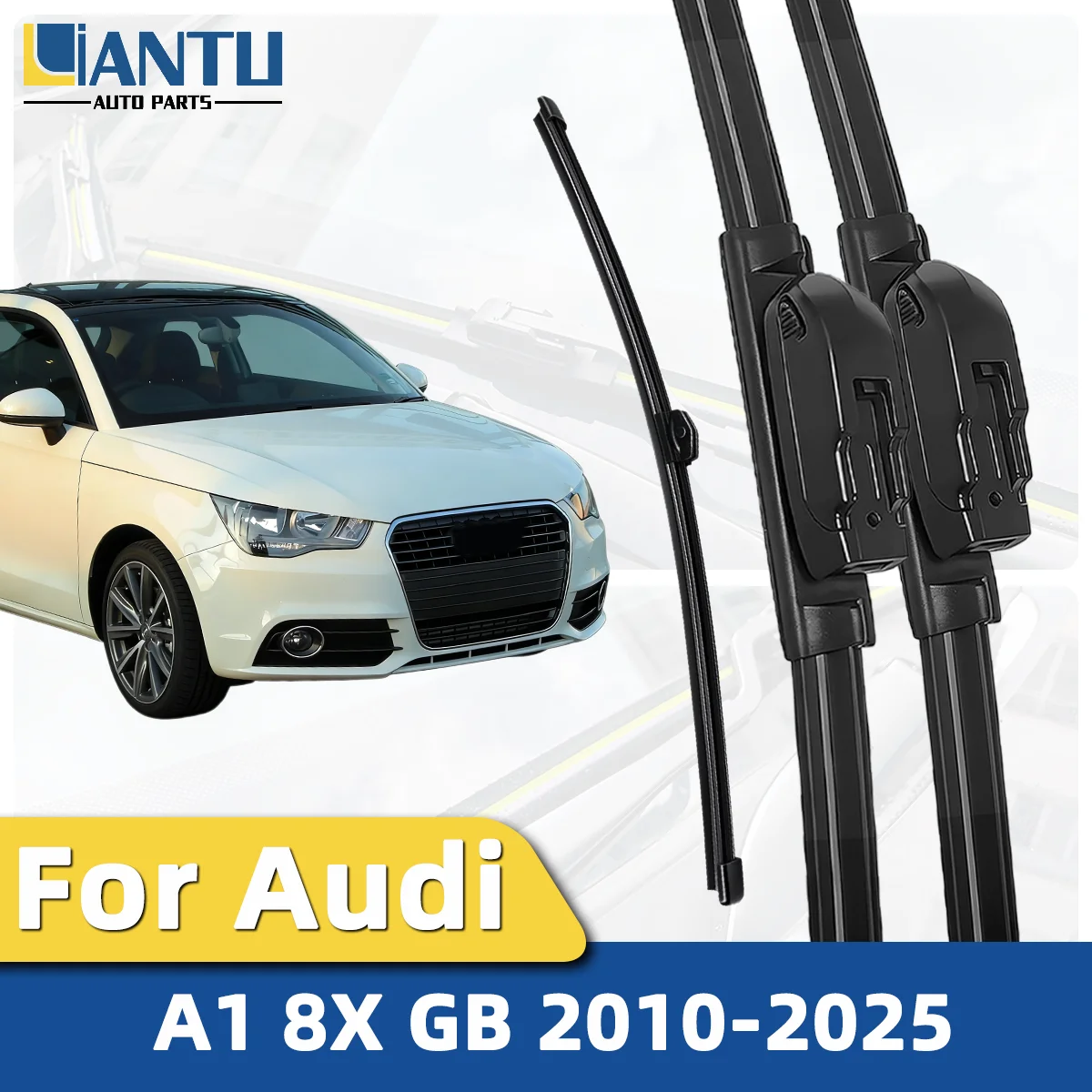 

1/3PCS Front And Rear Wiper Kit For Audi A1 8X GB 2010-2025 Windshield Wiper Silent Wiper Automotive Accessories