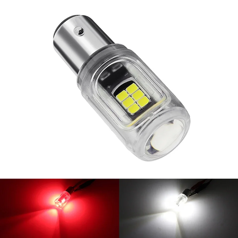 1/5pcs Newest P21W 21/5W 1156 1157 LED BA15S BAY15D Super Bright Plastic DRL Reverse Lamp Turn Signal Tail Parking  Brake White