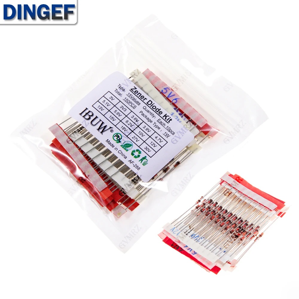 150PCS 15Values 1W …