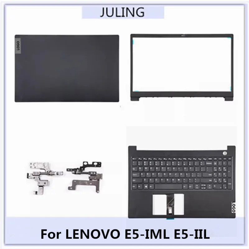 Laptop Top Case para LENOVO, LCD Back Cover, Front Bezel Cover, Palmrest Keyboard, US Layout, E5-IML, E5-IIL, 95% Novo