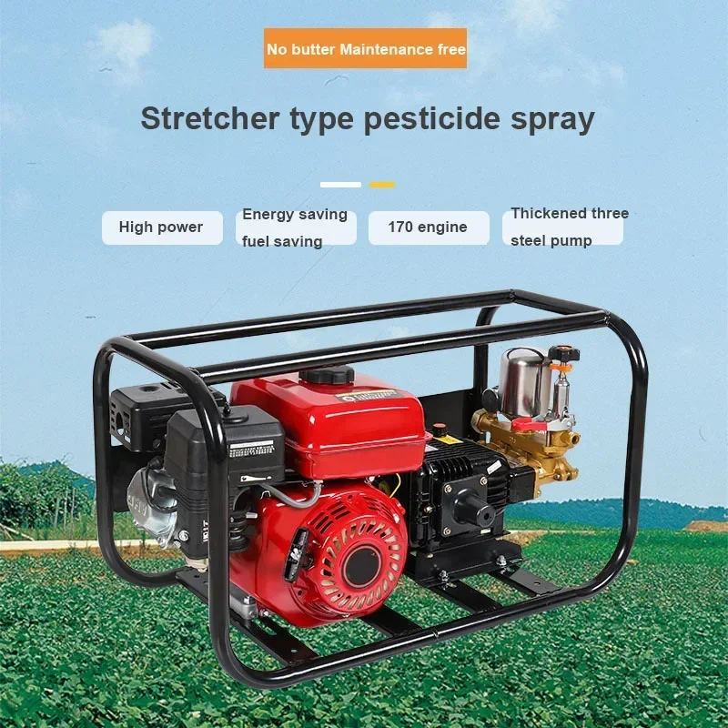 For High Voltage Pesticide Spraying Machine Self-Priming Agricultural Three Cylinder Plunger Pump Car Washing Gasoline Dispenser