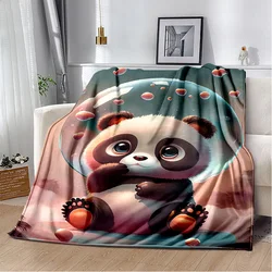 Cute Dream Panda Animal Cartoon Blanket,Soft Throw Blanket for Home Bedroom Bed Sofa Picnic Travel Office Rest Cover Blanket Kid