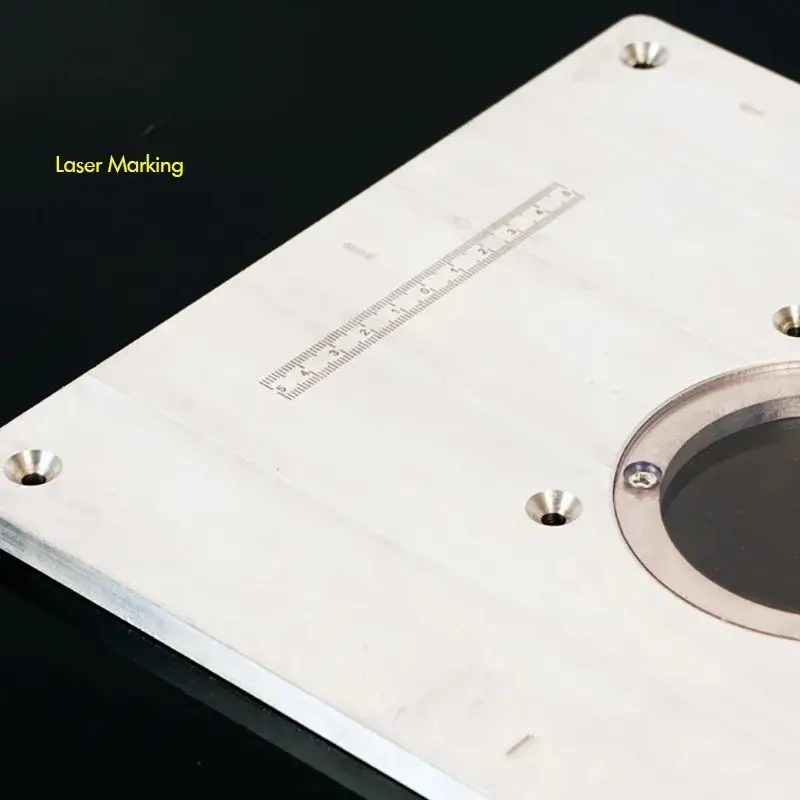 Table de guidage universelle pour Machine de découpe, avec vis d'installation pour banc de travail du bois, 300mm x 235mm
