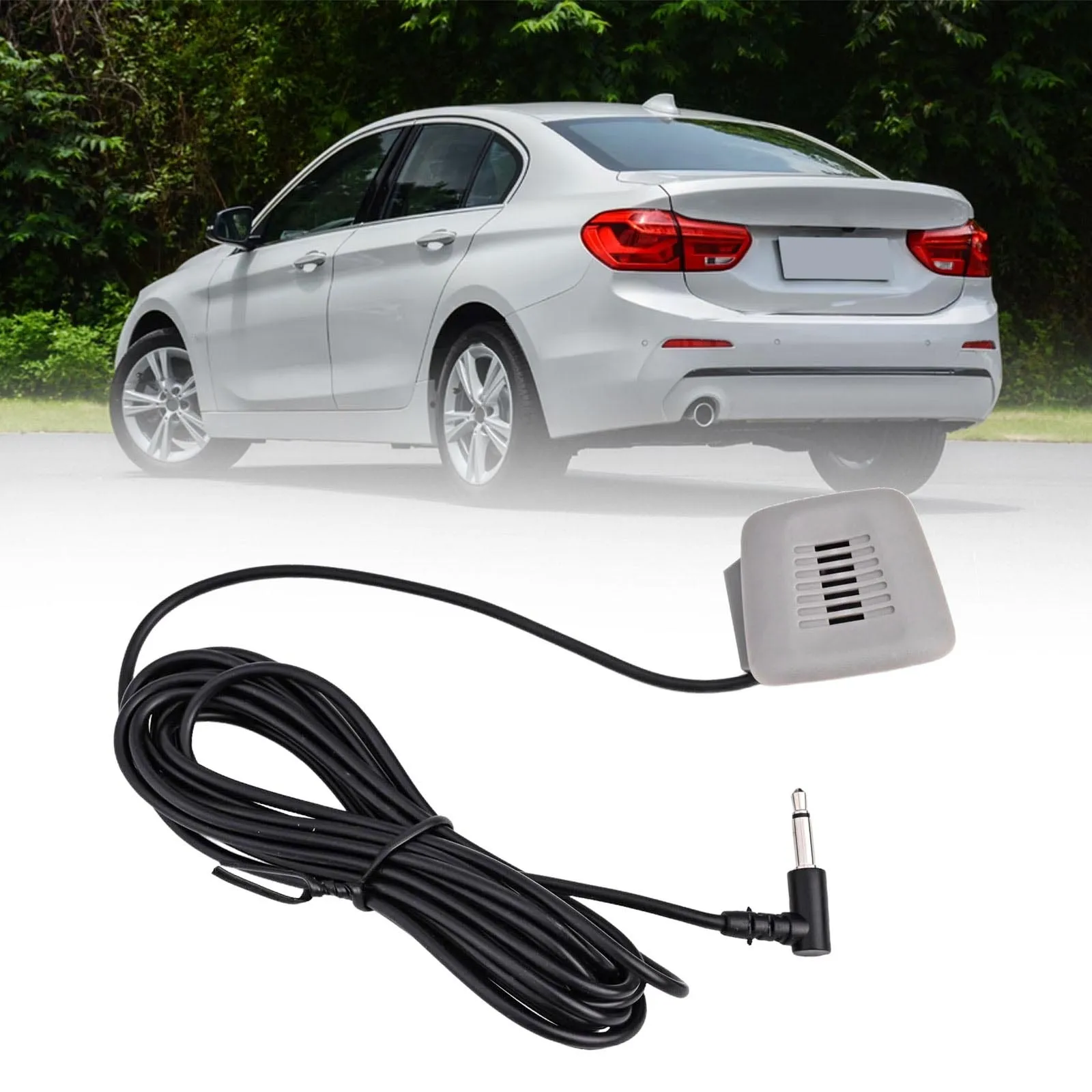 

Car Audio Clip Microphone 3.5mm Plug Wired External Mini Mic Overhead Console Stereo Wired External Microphone For BMW