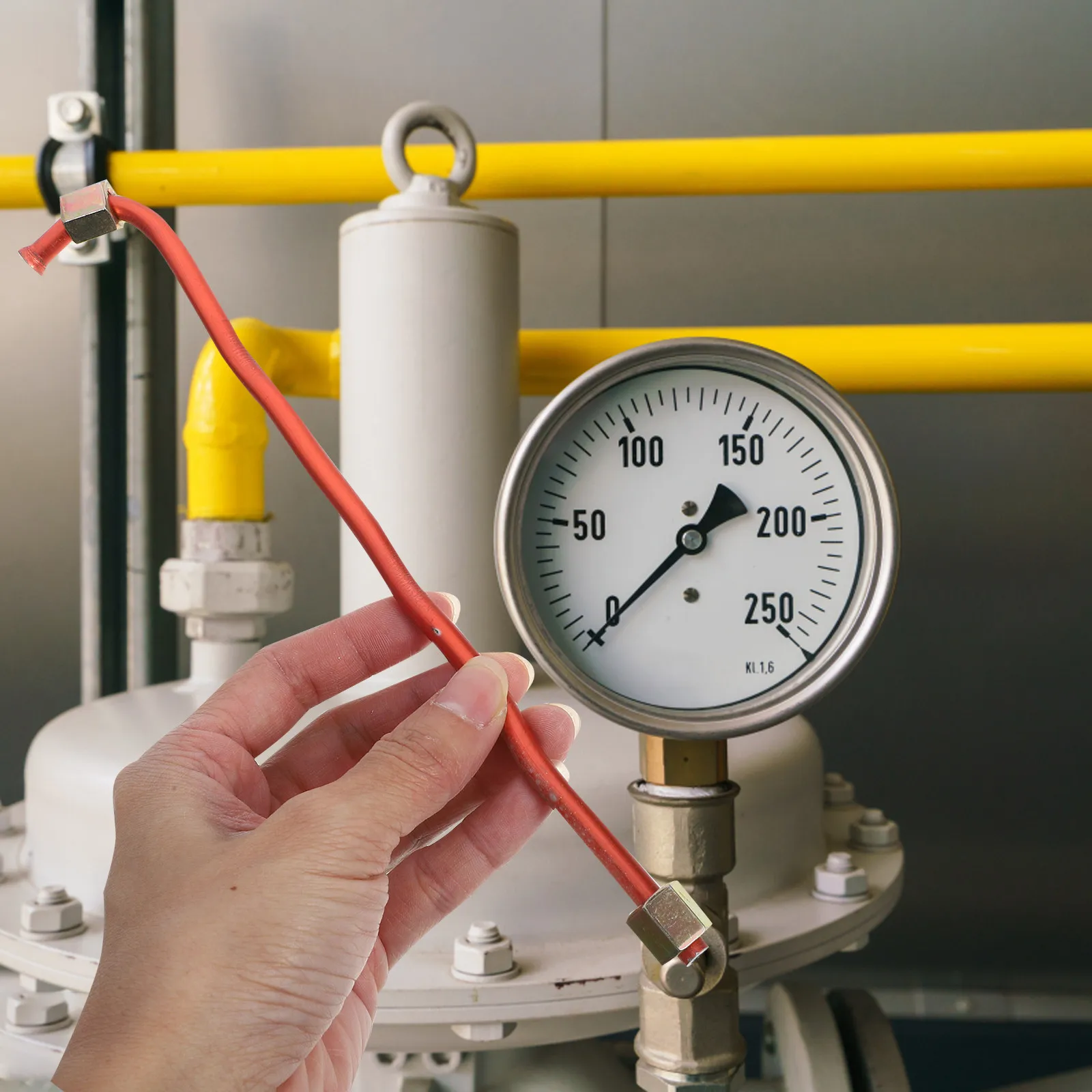 

Гибкий пневматический шланг для компрессора, устойчивый к давлению, для безопасного использования при высоком давлении, с длительным сроком службы, медный