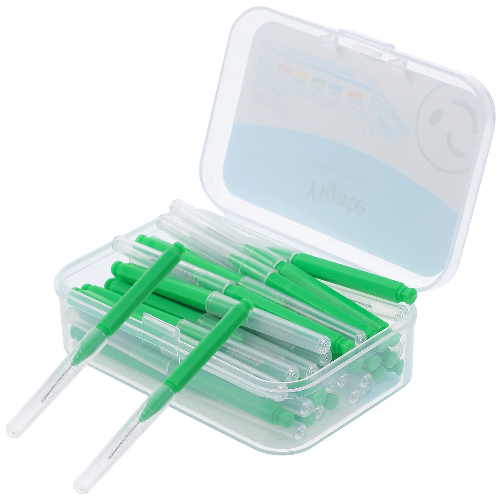 

30pcs Interdental Brush Teeth Gaps Cleaner Oral Care Supplies Angle Brushes for Gum Disease Prevention Lightweight Portable