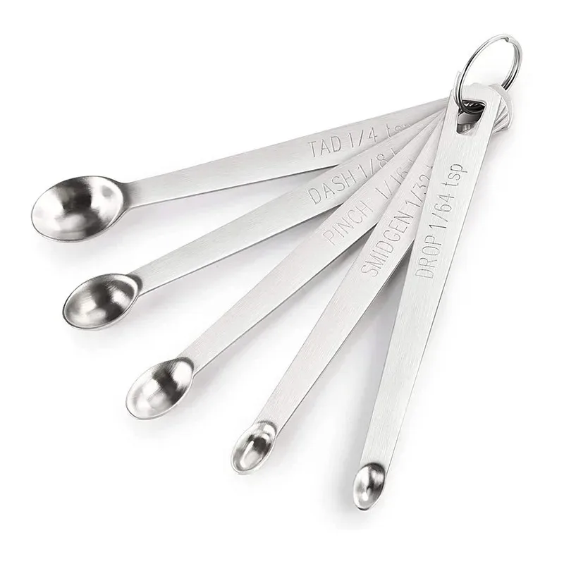 Stainless Steel Mini Measuring Spoon with Graduations Kitchen Salt Seasoning Spoon Ideal for Baking And Cooking Tools