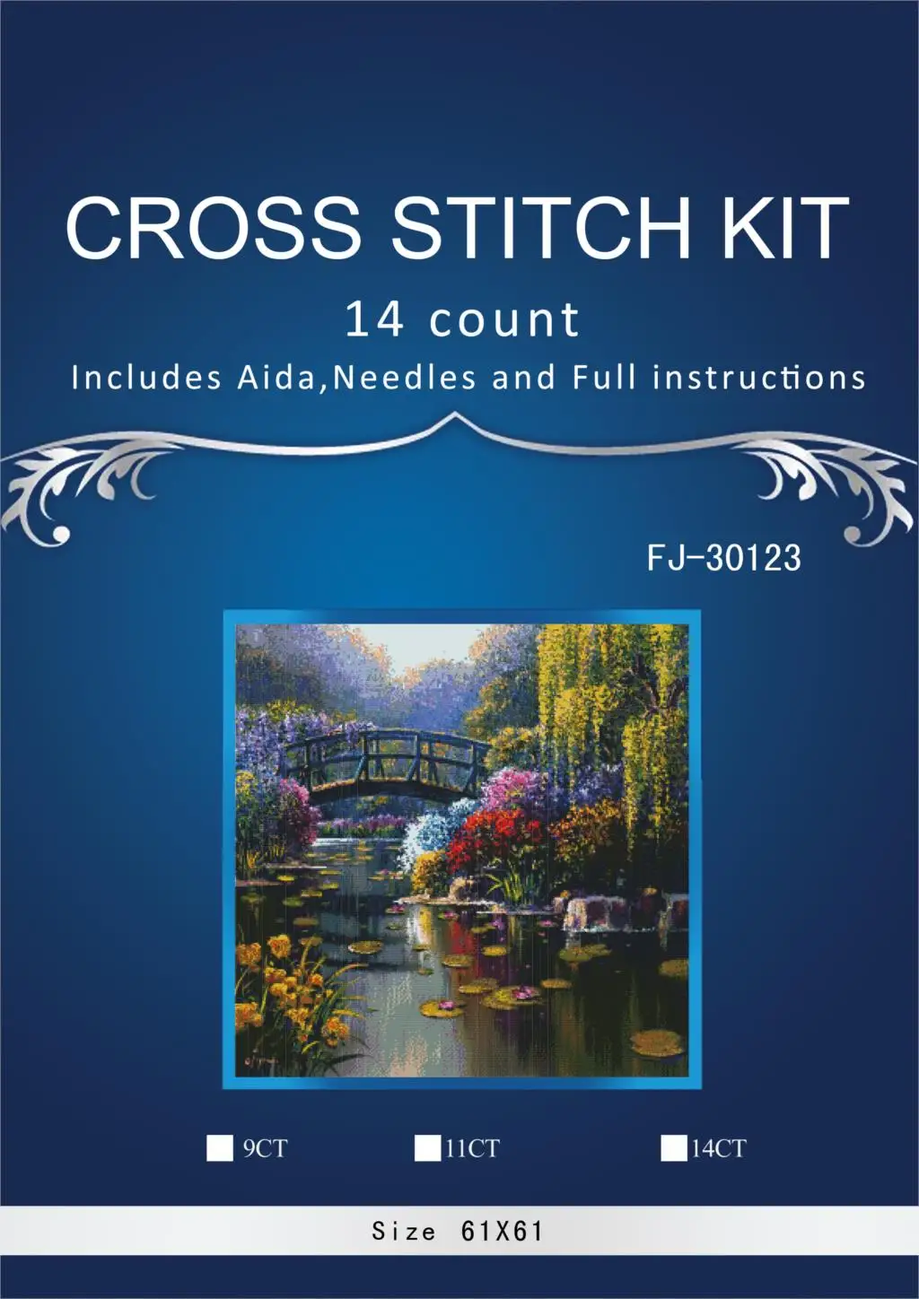 

11/14/16/18/27 Cross stitch Set Lovely Counted Cross Stitch Kit Spring lover park 2 embroidery dim DMC ANCHOR