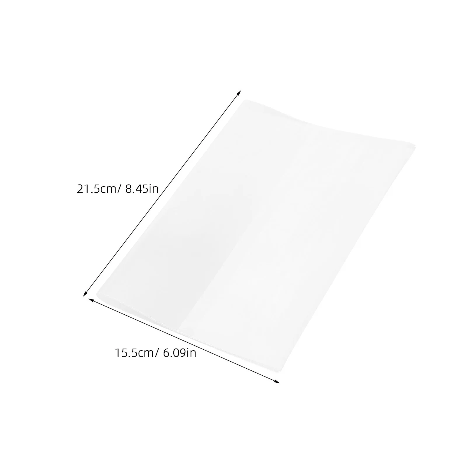 60 Pcs Notebooks A5 Photo Album Cover Collector Card Holder Binder Memo Clear Sleeve Protector