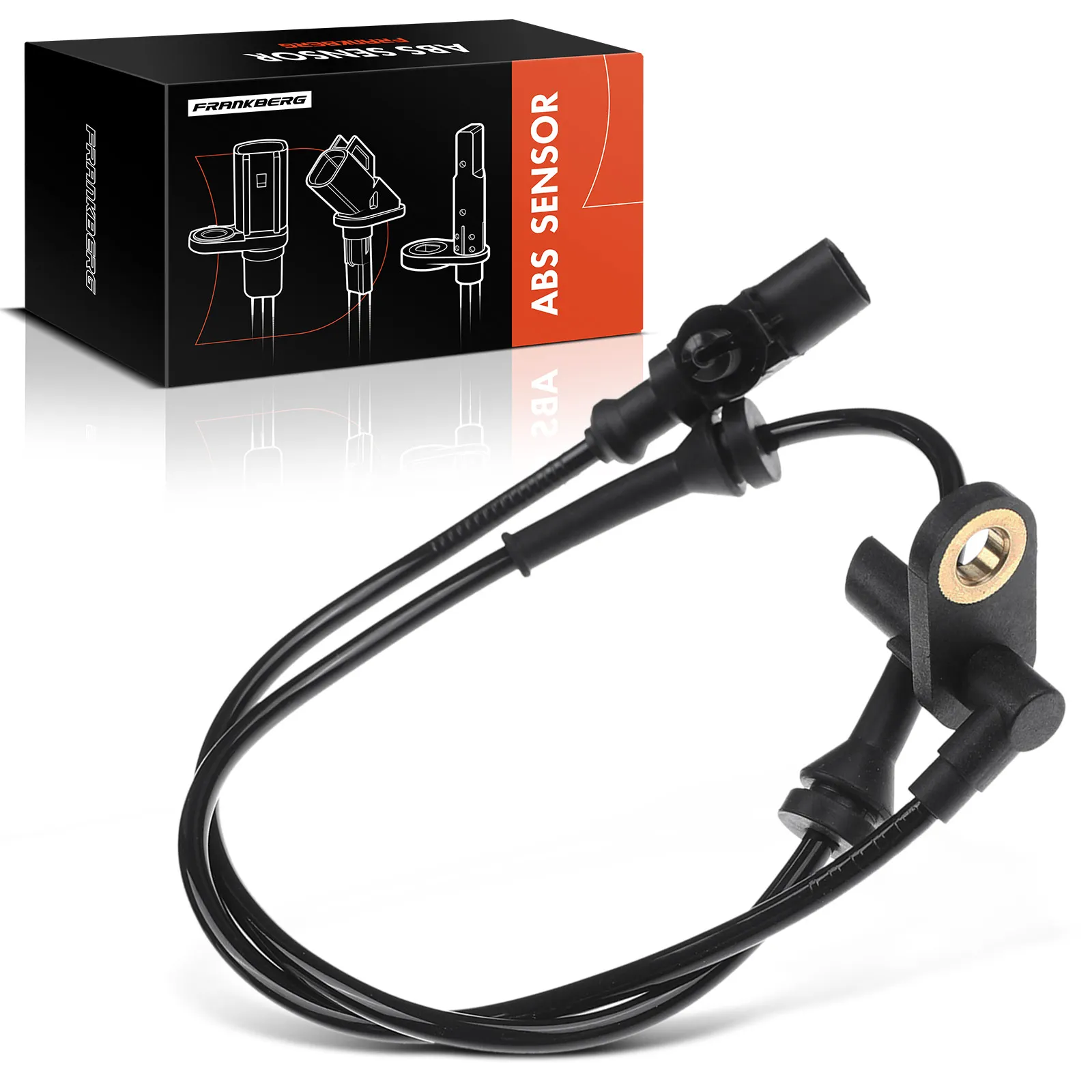 Frankberg 1x ABS Sensor Hinterachse Links für Nissan Micra C+C III Note 1.4L 1.6L 1.0L 1.2L 1.5L 2002-2013 47901AX600