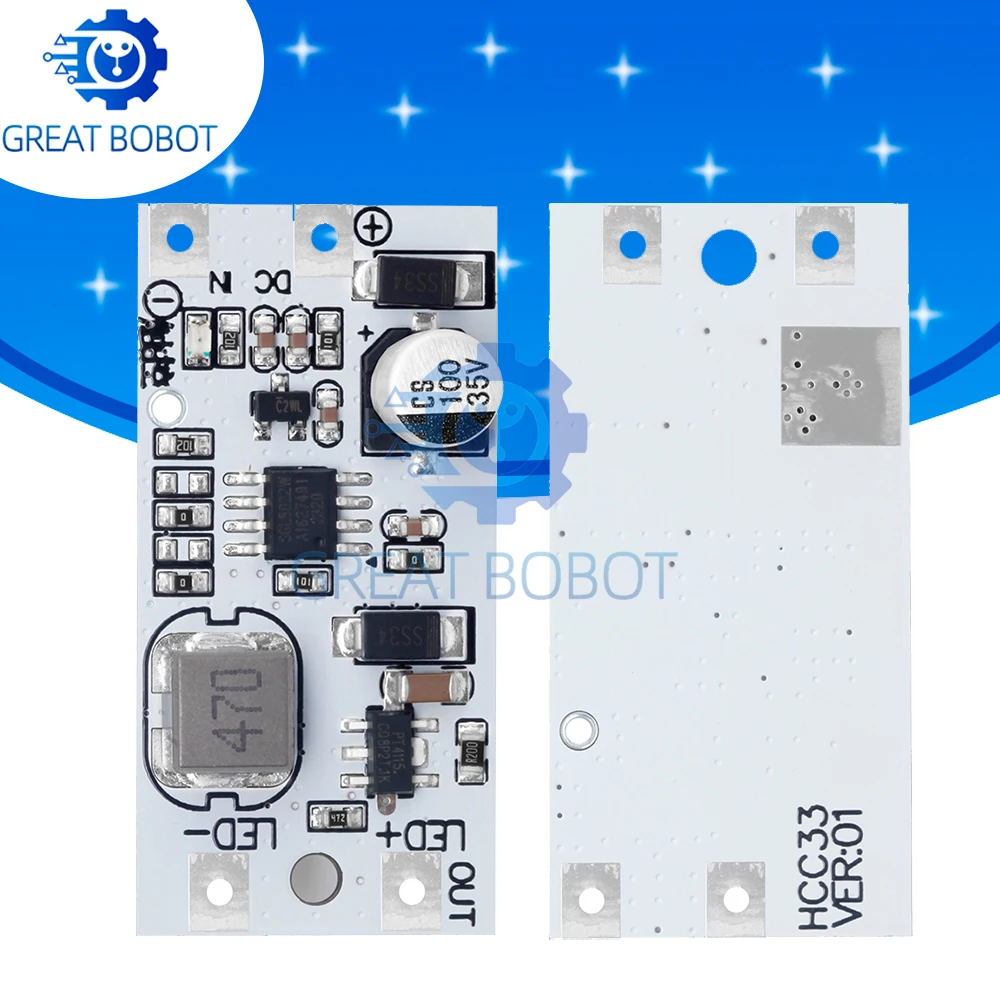 Infinite Touch Dimming LED Driver, Single Channel Constant Current Module for Light Strip & DIY Lighting Repair