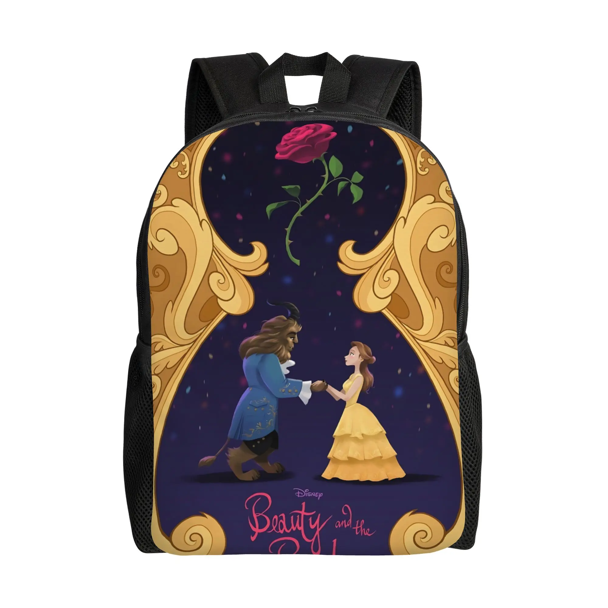 

1Piece Backpack Hands New School Year Bookbag School Beauty and the Beast Birthday New Term Starts