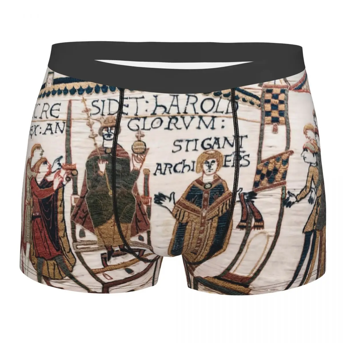 Bayeux Harold Coronation Men's Underwear Battle Of Hastings Boxer Shorts Panties Sexy Breathable Underpants for Male