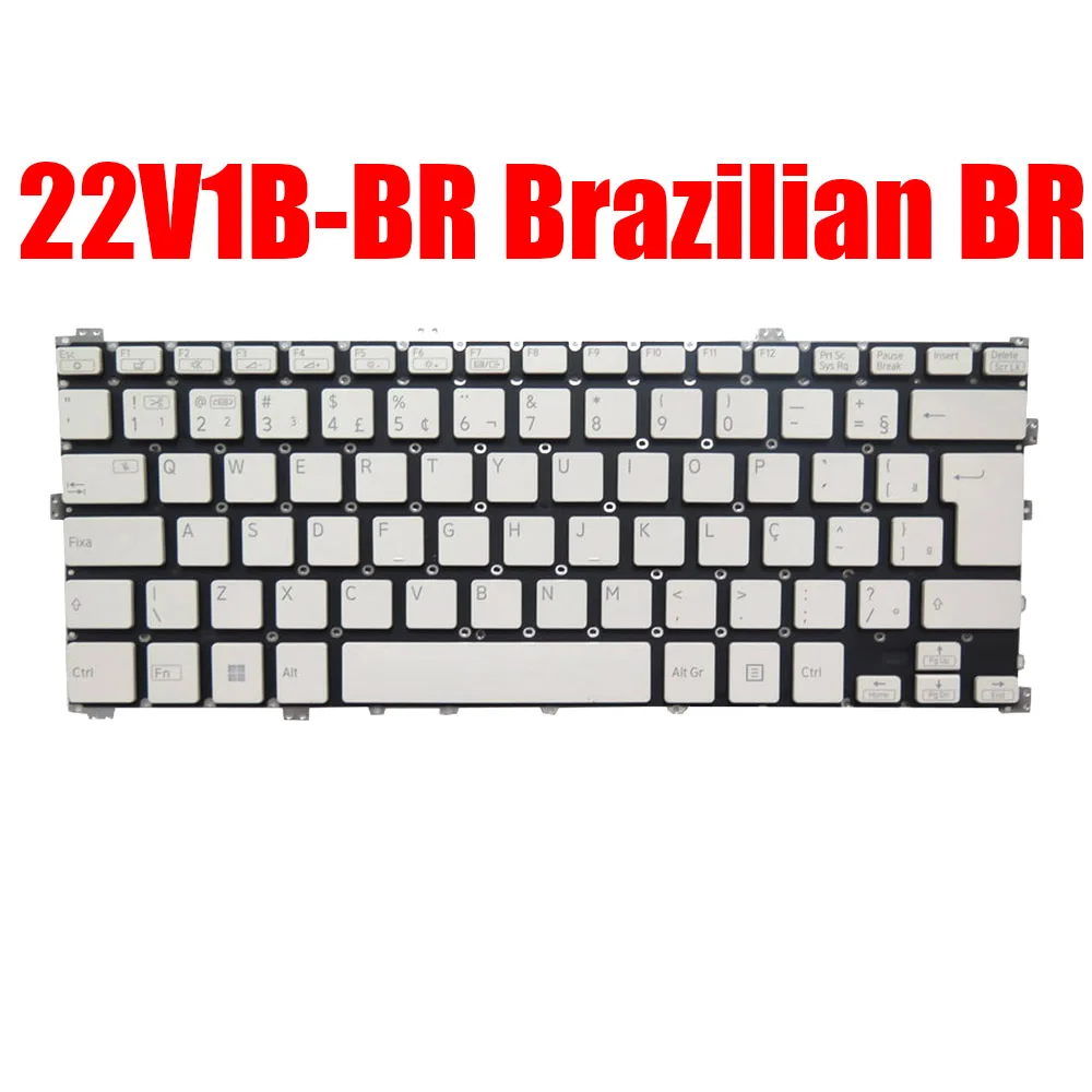 

Клавиатура для ноутбука 22V1B-BR 22V1B BR 02C120000C 02C120000S TSGBAETRA601020 TSGBAETRA601010 Бразильский BR