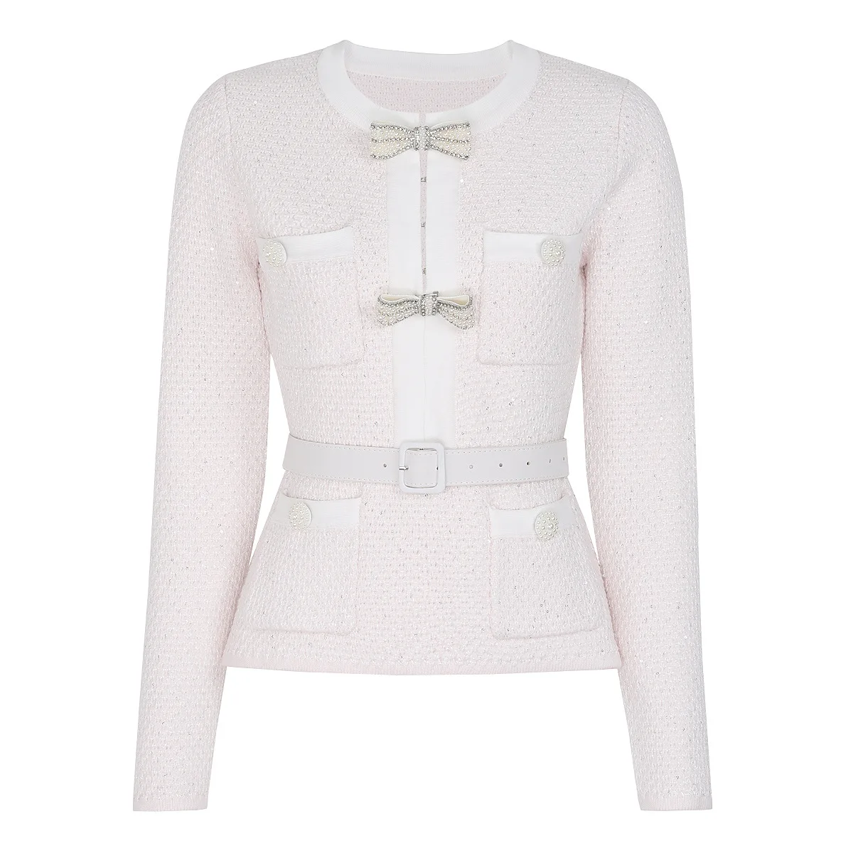 

ZJYT Fashion Autumn Winter Women's Bowknot Pullovers Sweaters Long Sleeve Elegant Designer Party Knitting Tops Female Jersey