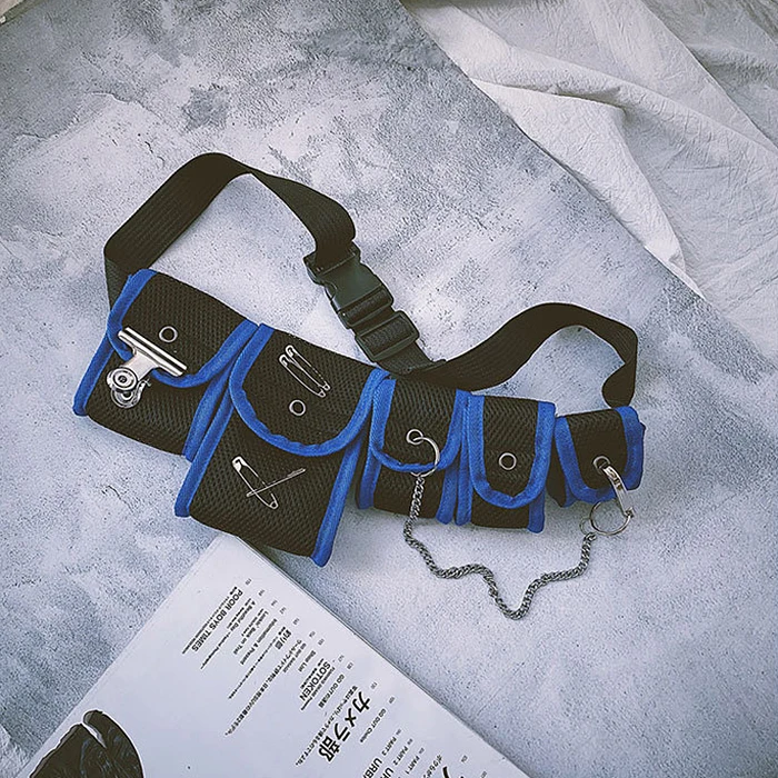 Faionable Borsa sportiva multi-ket Accessori per abiti da performance da donna Marsupio Danza di strada Costume di scena di danza jazz