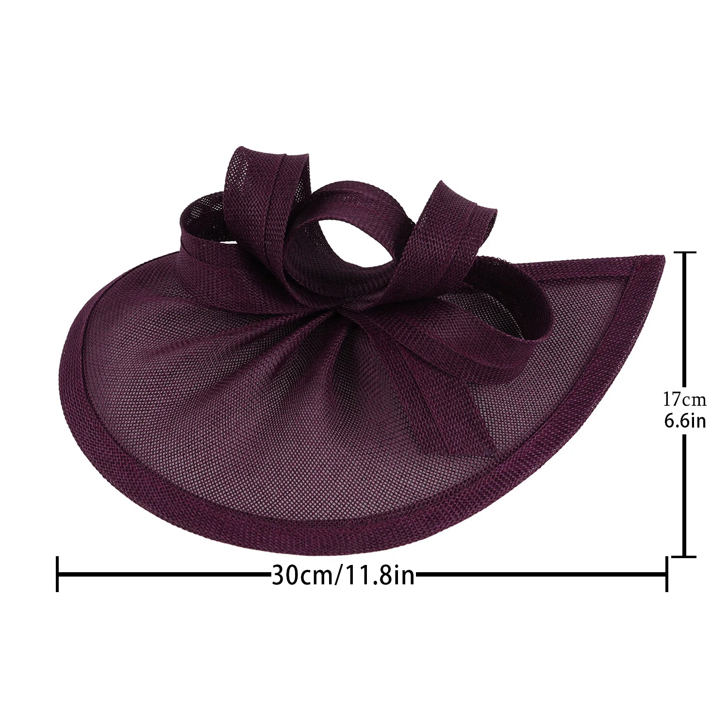 Neuer Cocktail-Teeparty-Fascinator-Stirnband Vintage Kentucky Derby Schleifen-Fascinator für Hochzeiten und Frauen – Detail 3