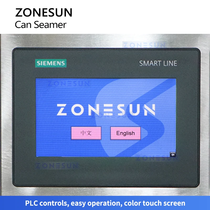 آلة إغلاق علب الصفيح الأوتوماتيكية من Zonesun ، آلة خياطة العلب ، معدات خياطة العلب ذات الحجم الكبير ،