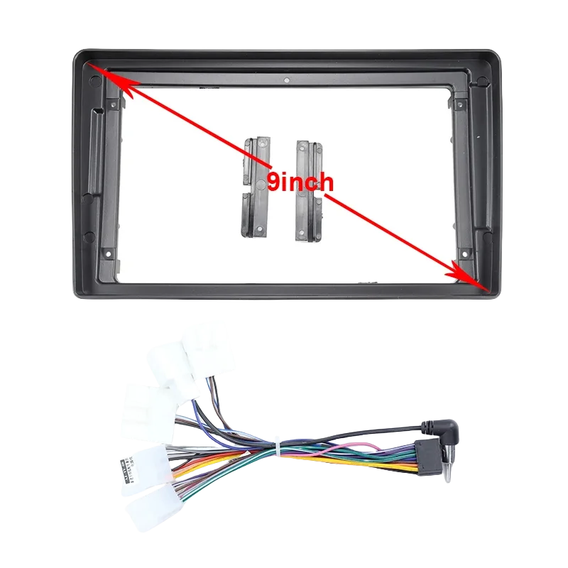 Para TOYOTA 2014-2018 ETIOS 9 pulgadas Radio DVD para coche Android Host altavoz decodificador MP3 MP5 Fascia Audio Video marco Radio
