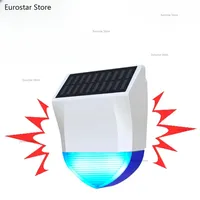Graffiti SMART WiFi/Bluetooth Solar Outdoor Human Body Infrared Alarm Outdoor Waterproof Sound and Light Alarm