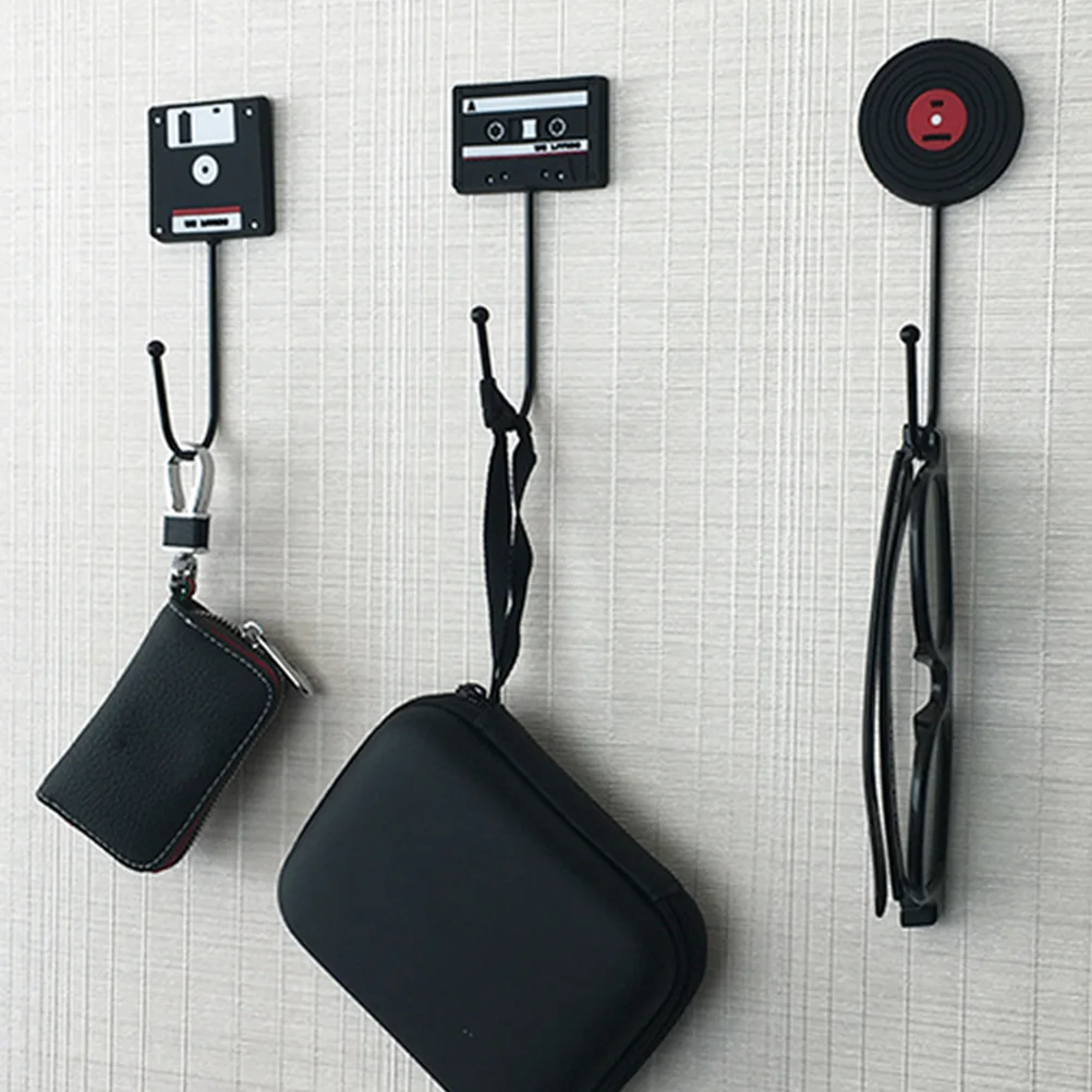 

3 Pcs Home Decoration Decorative Wall Hook Adhesive Hooks for Towel Vintage Key Kitchen Photo Album