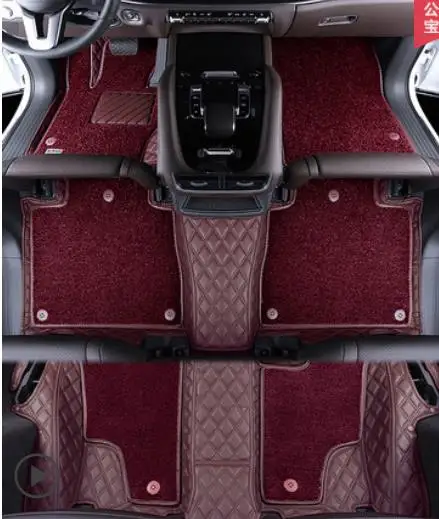 

Best quality! Custom special car floor mats for Ford Explorer 2025-2020 6 7 seats waterproof double layers carpets for Explorer