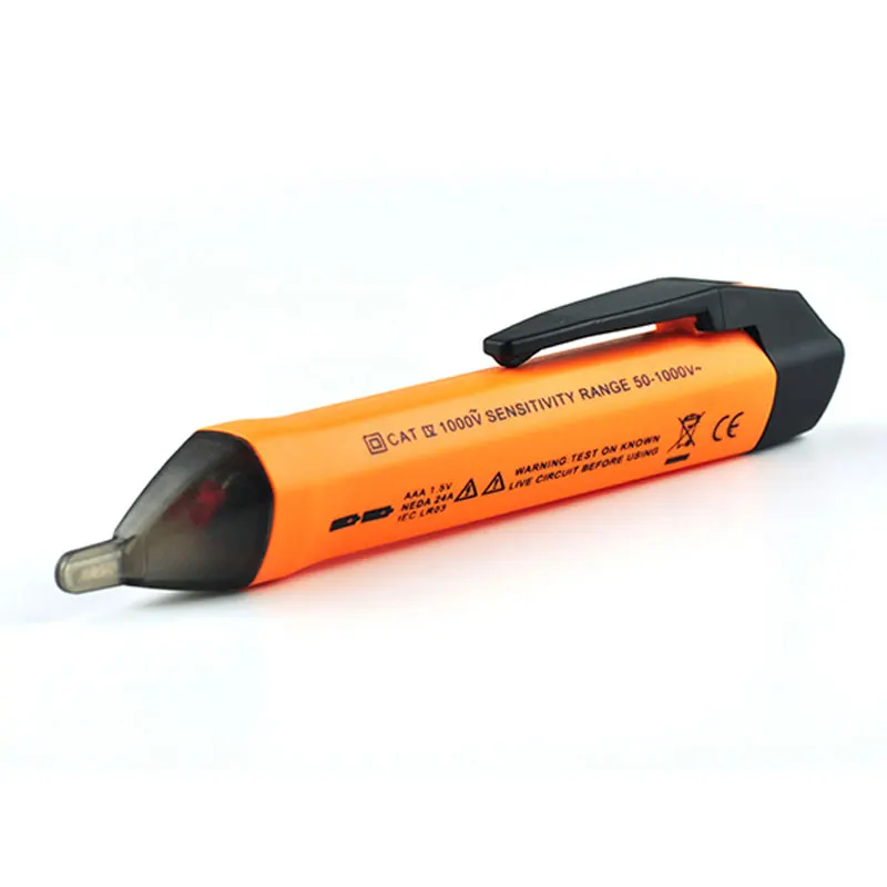 VD03 Digital Control Non Contact Voltage Tester Pen Detect LED Light Audible Alarm 50~1000V AC Sensor Auto shutdown