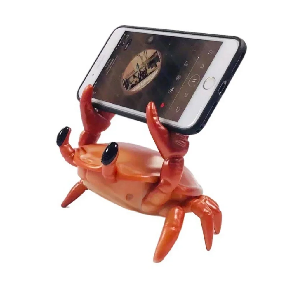 Organizzatore da scrivania e porta telefono multifunzionale a forma di granchio da 1 pezzo: portapenne decorativo unico e idea regalo personalizzata