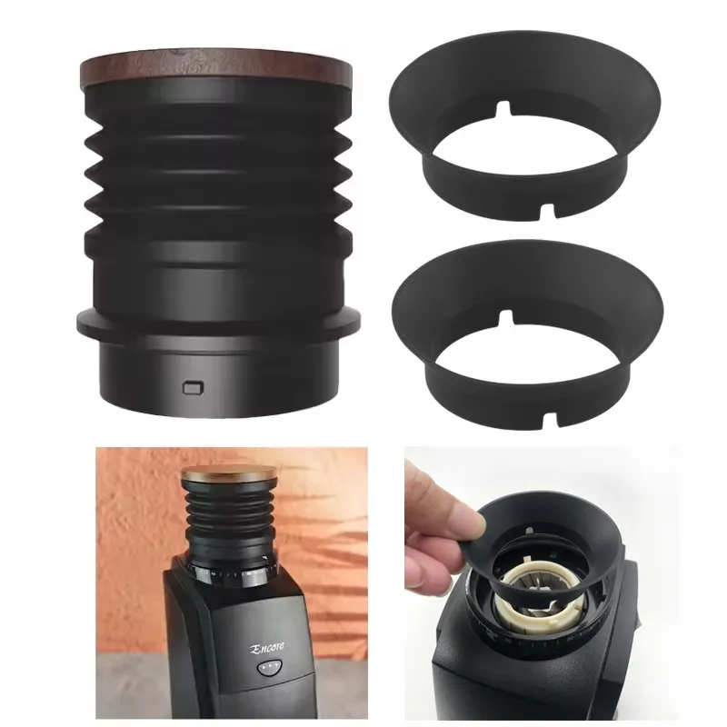 Para baratza encore/fort/virtuoso/vario moedor de café única dose funil e juntas para baratza encore esp moedor de grãos de café