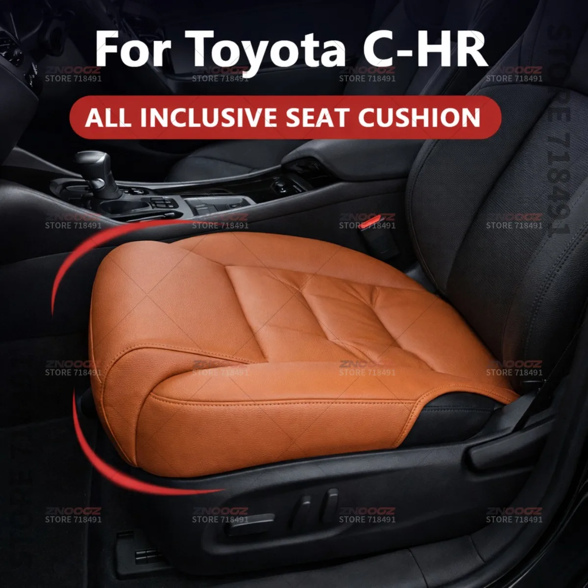 

Подушка-удлинитель для поддержки ног в сиденье автомобиля Toyota C-HR, чехол на сиденье из пены с эффектом памяти, аксессуары для интерьера