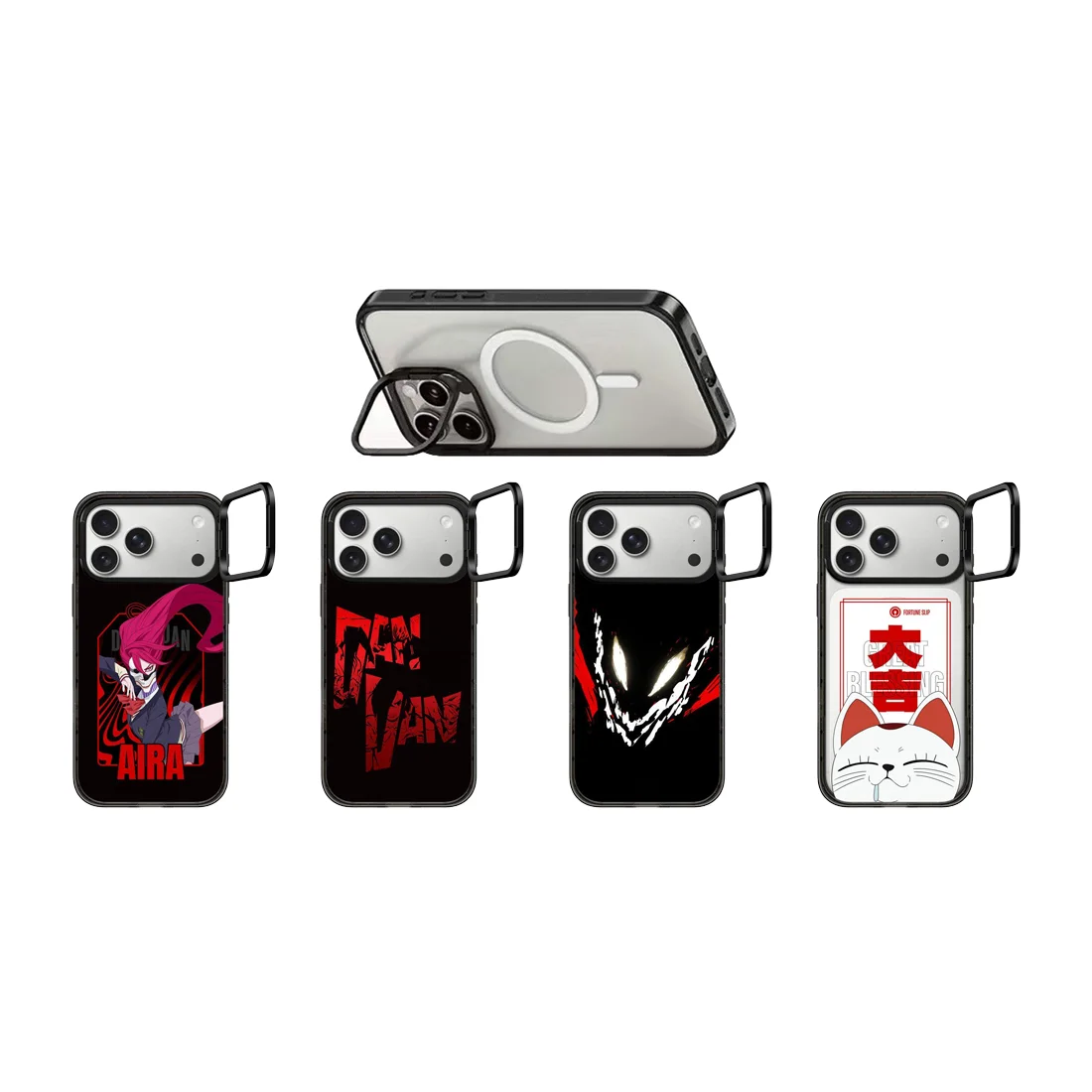 Japanese Anime Camera Ring Stand Acrylic Magnetic Cover for IPhone 12 13 14 15 16 17 Pro Max Case for IPhone 17Pro DAN