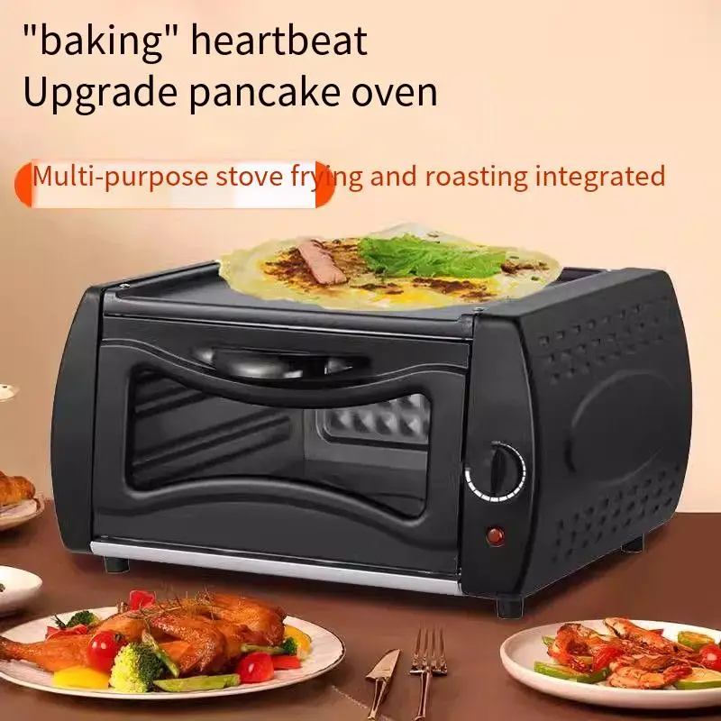 

220V 12L Multifunctional Pancake Indian Pancake Baking Multi-purpose Frying Baking Integrated Oven Horno Tostador Eléctrico