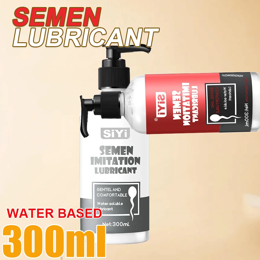 السائل المنوي التشحيم الشرجي للجنس المهبل المياه القائمة رجل وهمية نائب الحيوانات المنوية تزييت مثلي الجنس الاستمناء الحميمة مثير الكبار لعبة هلام