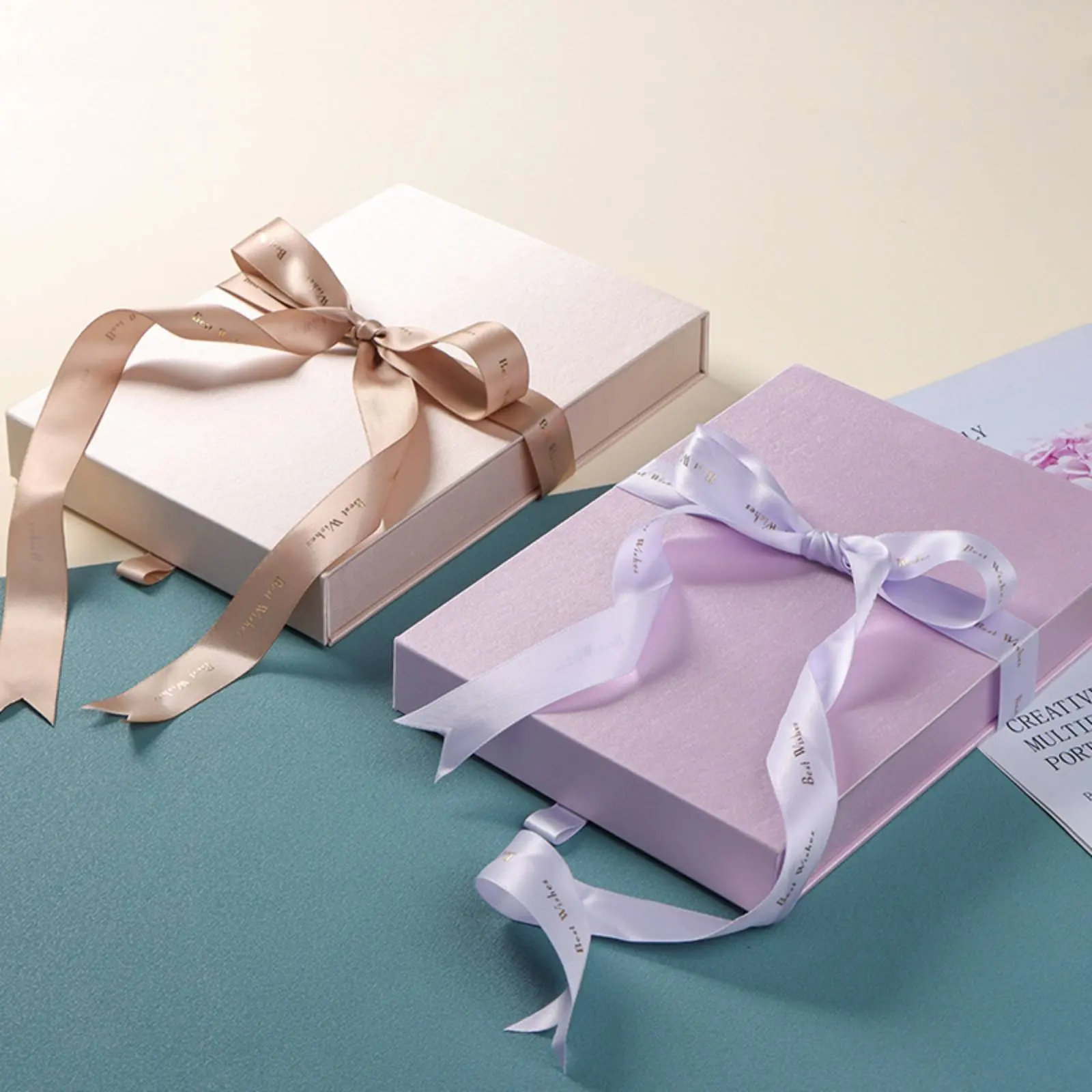 

Bead Necklace Box Luxury Feel Necklace Gift Box Silk Finish Jewelry Case Elegant Design Perfect for Gifting