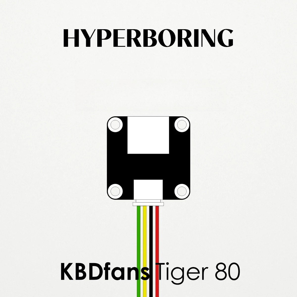 KBDfans Tiger80 Lite Keyboard Daughter Board AI03 and Suit80 Daughterboard