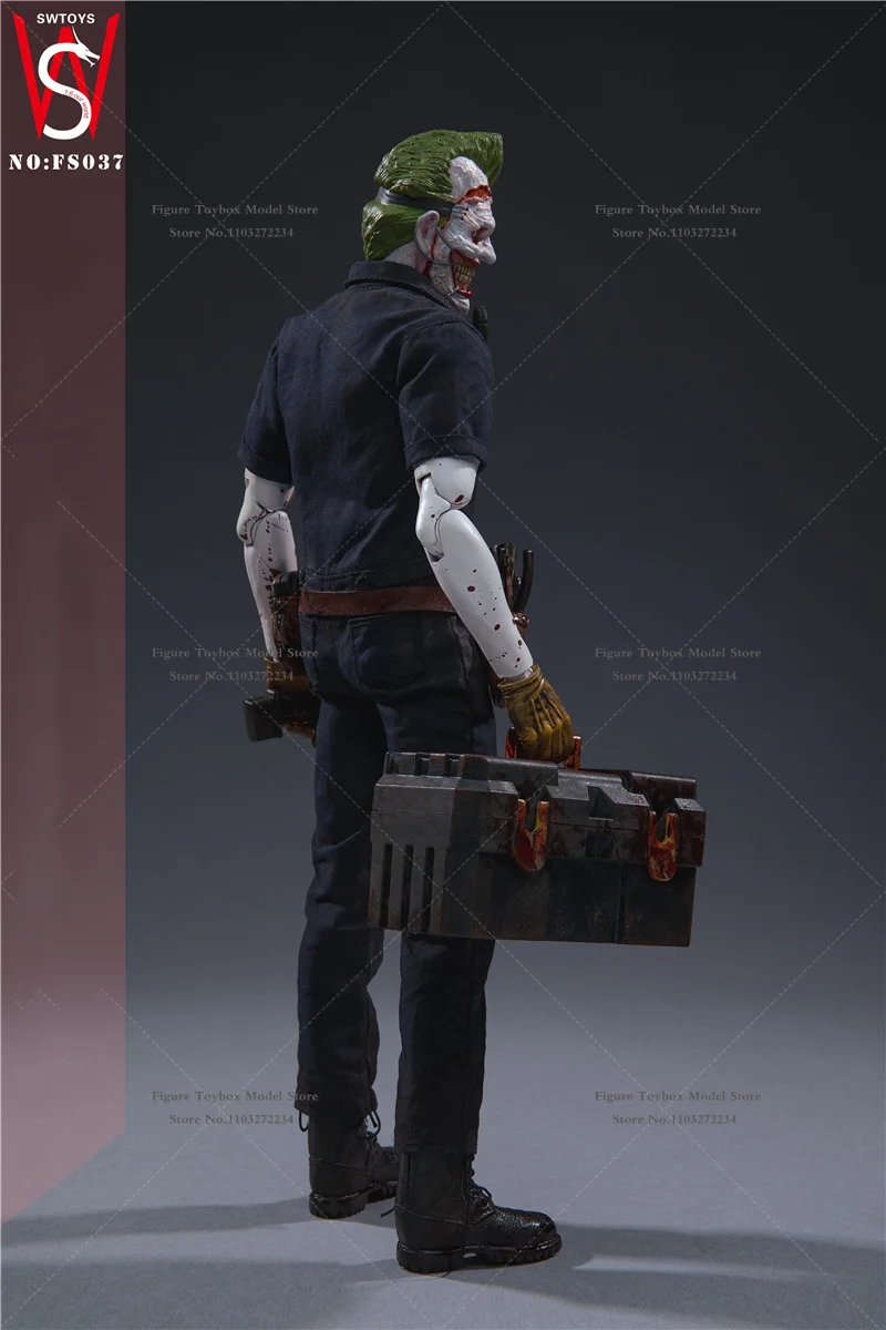 Limité FS037 1/6 échelle à collectionner horreur Clown figurine bande dessinée méchant délicat Mini 12 "ensemble complet SWTOYS Figurine modèle