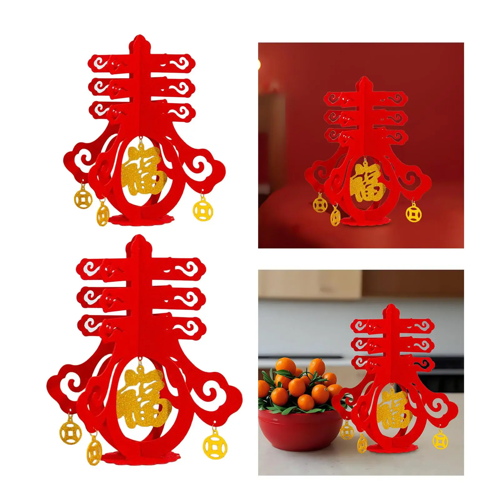 Chinesische Chun Charakter Ornament mit Fu Anhänger einzigartige festliche Geschenk Kunstwerk Frühlings fest Dekor für Wohnzimmer Wohnung