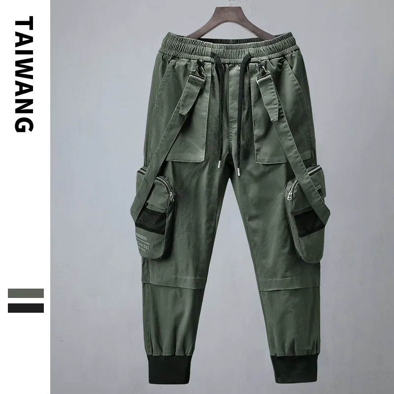 

New Arrival Hot Top Fashion Loose Cotton Pockets Selling Brand Overalls Multi Bag High Street Casual Winter Cargo Pants