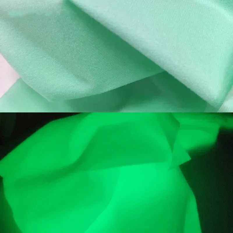 91cmx150cm Multi Colors Glow in The Dark Fabric Luminous Pearl Velvet Fabric Color Changing Fluorescence Cloth for DIY Sewing