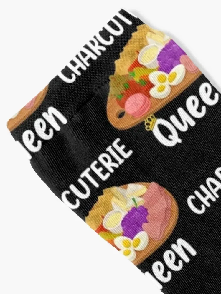 Cheese Board Charcuterie Queen print Socks Sports FASHION Christmas Socks For Man Women's